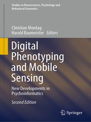cover image of Digital Phenotyping and Mobile Sensing